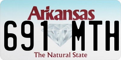 AR license plate 691MTH