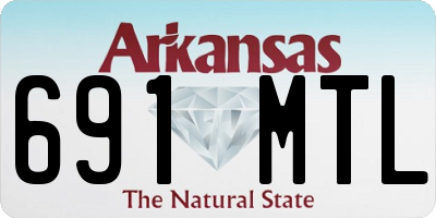 AR license plate 691MTL