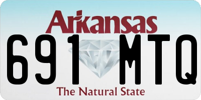 AR license plate 691MTQ