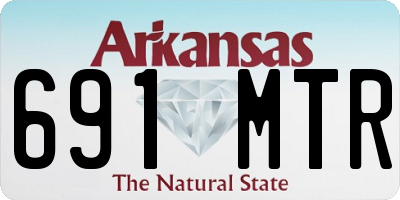 AR license plate 691MTR