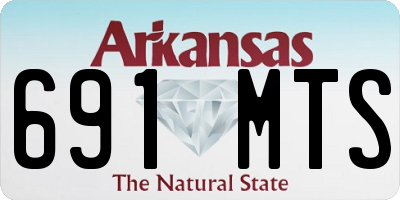 AR license plate 691MTS