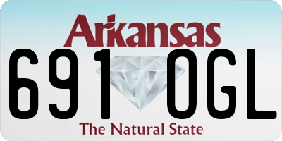 AR license plate 691OGL