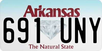 AR license plate 691UNY