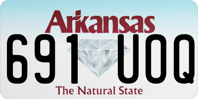 AR license plate 691UOQ