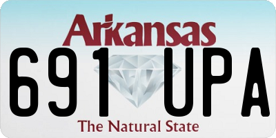 AR license plate 691UPA