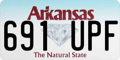 AR license plate 691UPF