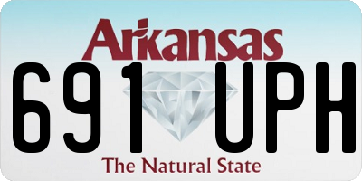 AR license plate 691UPH