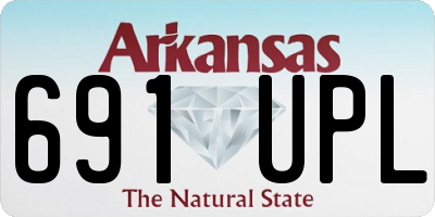 AR license plate 691UPL