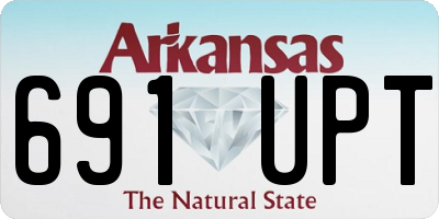 AR license plate 691UPT