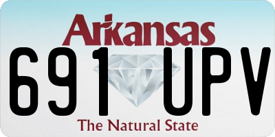 AR license plate 691UPV