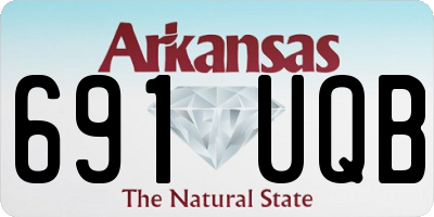 AR license plate 691UQB