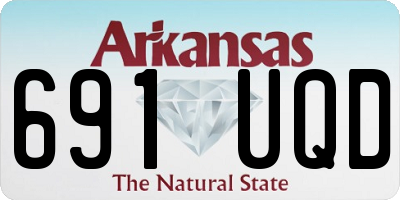 AR license plate 691UQD