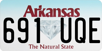AR license plate 691UQE