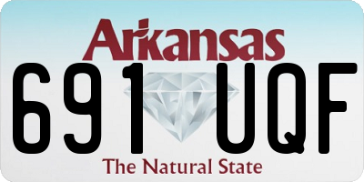 AR license plate 691UQF
