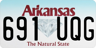 AR license plate 691UQG