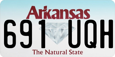 AR license plate 691UQH
