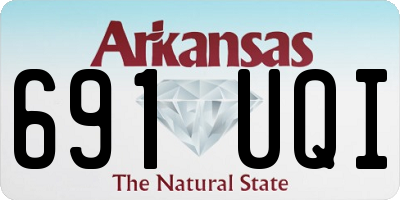 AR license plate 691UQI