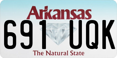 AR license plate 691UQK