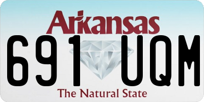AR license plate 691UQM