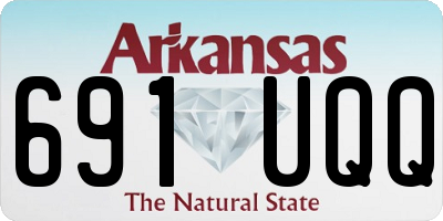 AR license plate 691UQQ