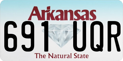 AR license plate 691UQR
