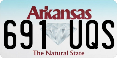 AR license plate 691UQS
