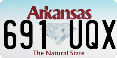 AR license plate 691UQX
