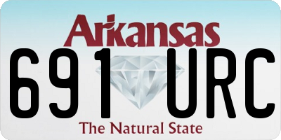 AR license plate 691URC