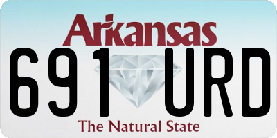 AR license plate 691URD
