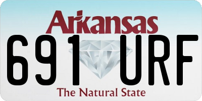 AR license plate 691URF