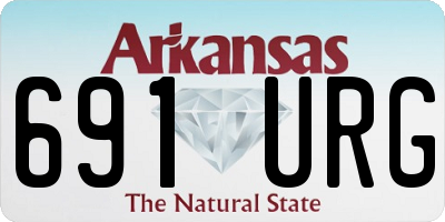 AR license plate 691URG