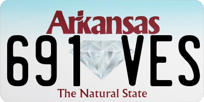 AR license plate 691VES