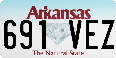 AR license plate 691VEZ