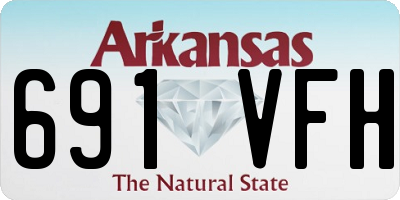 AR license plate 691VFH