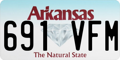 AR license plate 691VFM