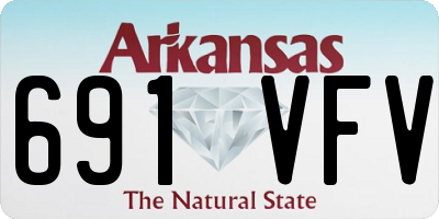 AR license plate 691VFV