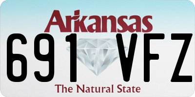 AR license plate 691VFZ