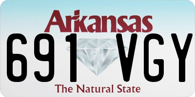AR license plate 691VGY