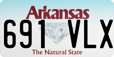 AR license plate 691VLX