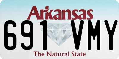 AR license plate 691VMY