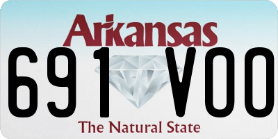 AR license plate 691VOO