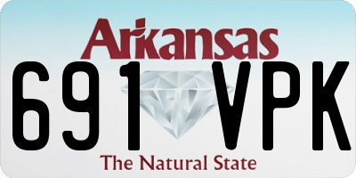AR license plate 691VPK