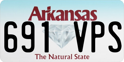 AR license plate 691VPS