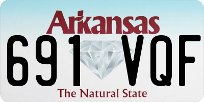 AR license plate 691VQF