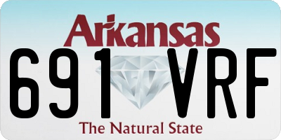 AR license plate 691VRF