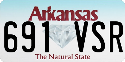 AR license plate 691VSR