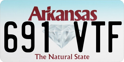 AR license plate 691VTF