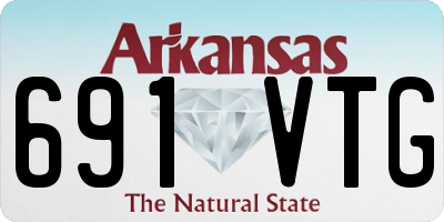 AR license plate 691VTG
