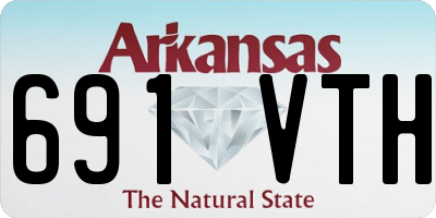 AR license plate 691VTH