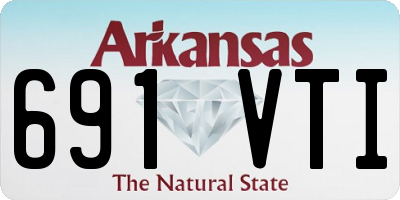 AR license plate 691VTI